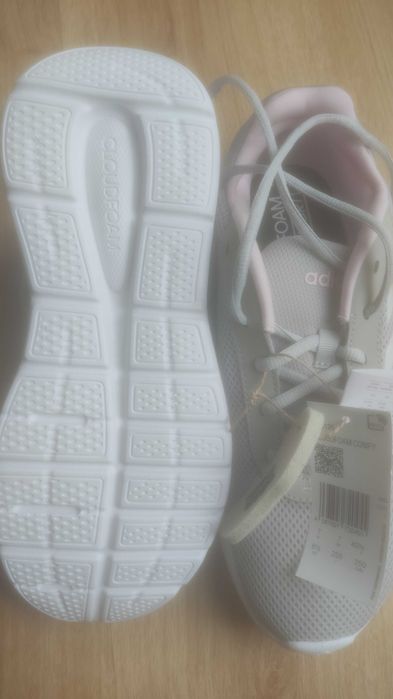 Adidas Cloudfoam Comfy sapatilhas com caixa, Novo