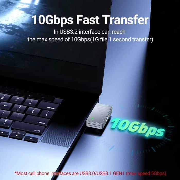 Зовнішній адаптер JEYI M.2 NVMe 2230 PCIe SSD to USB 3.2