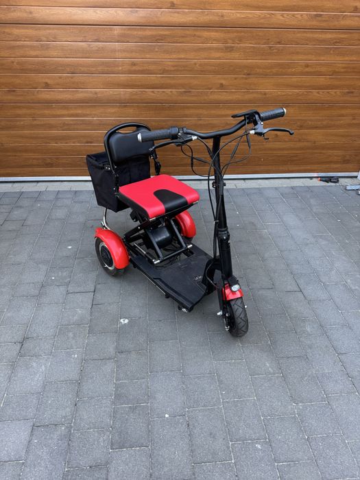 Skuter trójkołowiec wózek elektryczny dla seniora