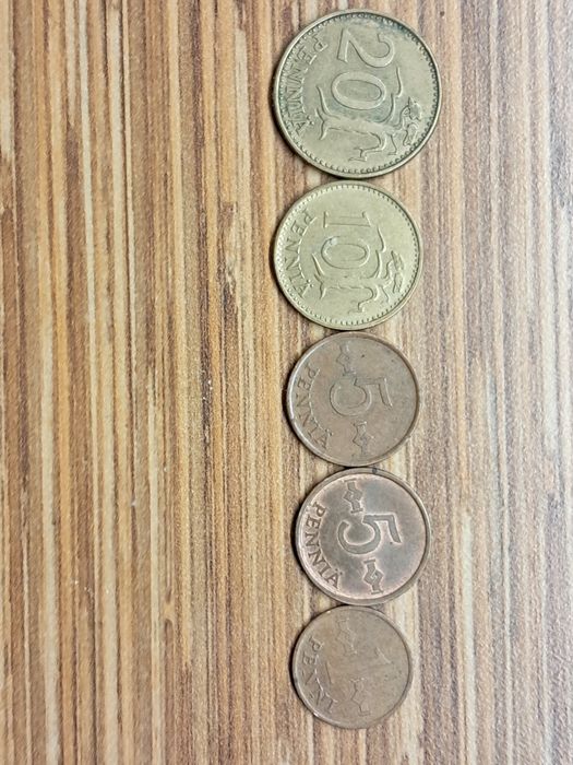 Finlandia monety kolekcjonerskie zestaw