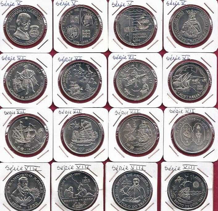 PORTUGAL Coleção Completa dos Descobrimentos  44 Moedas