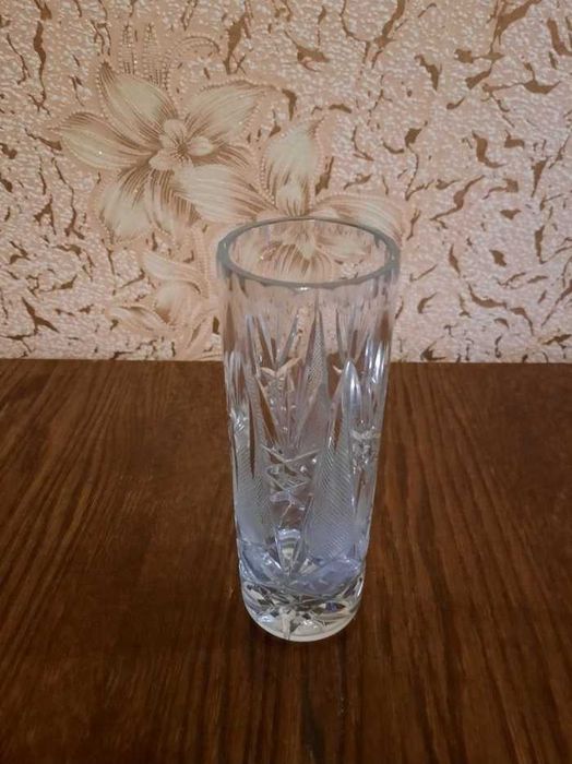Хрустальная ваза хрусталь вазочка ссср