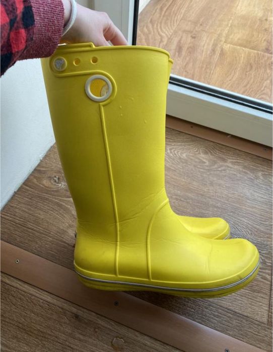 Сапоги сапожки crocs w6, 36