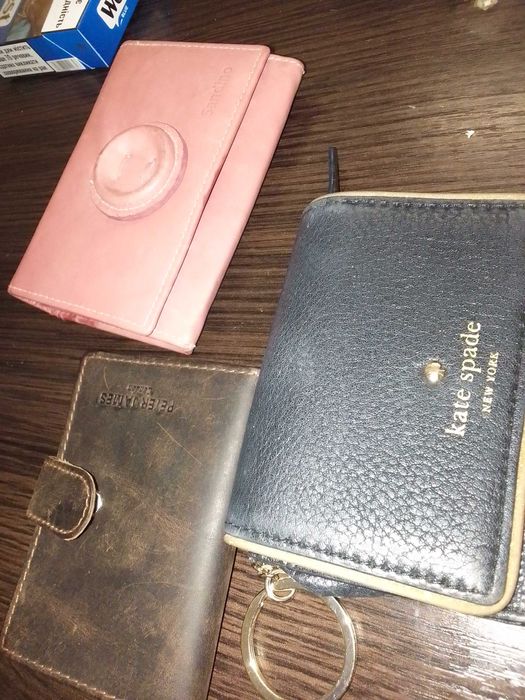 Кошелек для карт и мелочи натуральная кожа