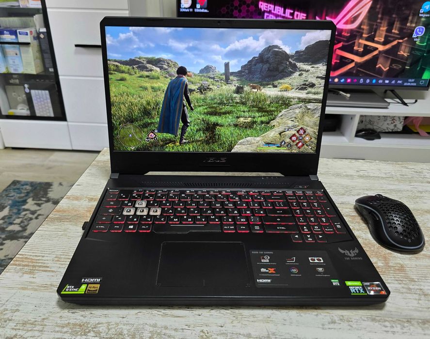 Игровой Asus TUF (RTX 2060 6GB/Ryzen 7/16 GB ОЗУ/SSD 256GB+1000GB/АКБ 4ч/15.6" IPS 120Gz)