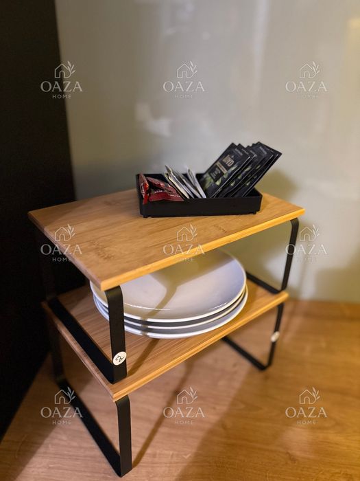 Półki Kuchenne Organizer 2 szt. na Przyprawy Naczynia