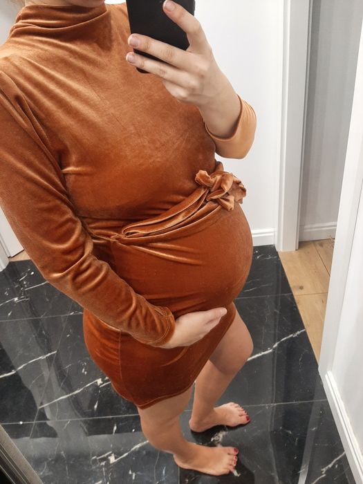 Sukienka ciążowa elegancka wizytowa pregnancy dress