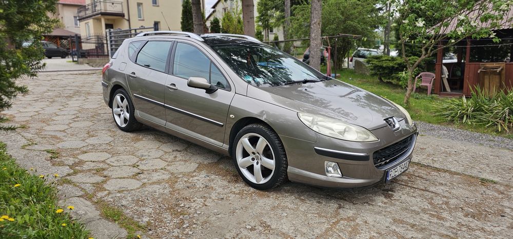 Peugeot 407 sw 2.0hdi panorama alu 18cali! Okazja!