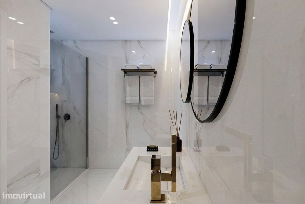 T2 no 2º Piso com Varanda no Novo Condomínio LUNNA em Loures