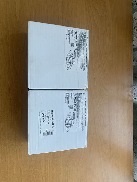 filtr węglowy FWK 140, komplet 2 szt. do okapów Amica.