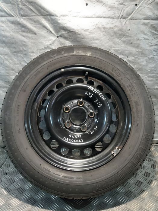 Koło Zapasowe Dojazdowe Mercedes 5X112 6,5J Et37 195/65 R15 91H