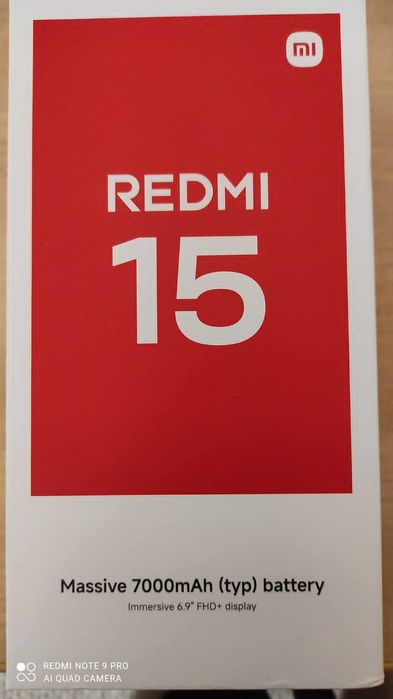 Телефон REDMI 15 Titan Gray 6 GB RAM 128 GB ROM