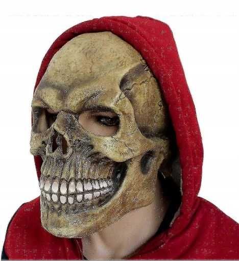 Maska Halloween - Trupia czaszka straszna realistyczna - AZ19