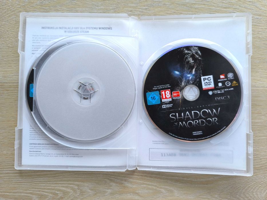 Śródziemie Cień Mordoru Edycja GOTY [PC] (POLSKA WERSJA) 5xDVD - BOX