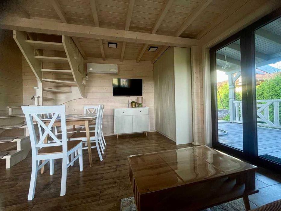 Mazury domek nad jeziorem  Mikołajki, jacuzzi,sauna, basen