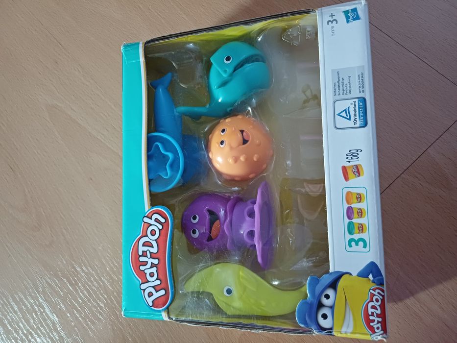 Mały zestaw Play Doh morskie zwierzęta ciastolina