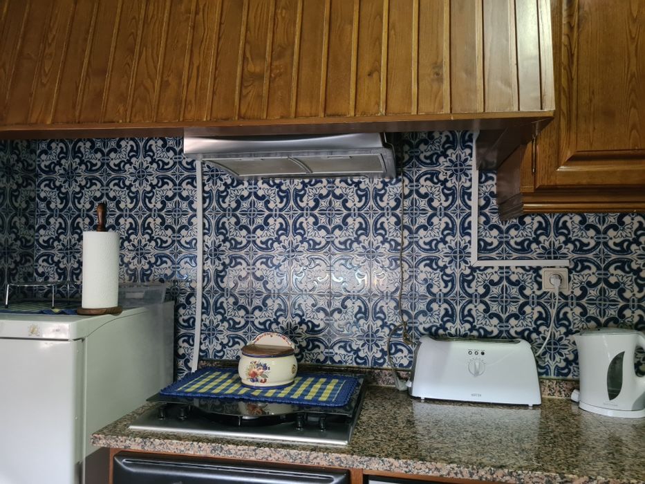 Cozinha em castanho