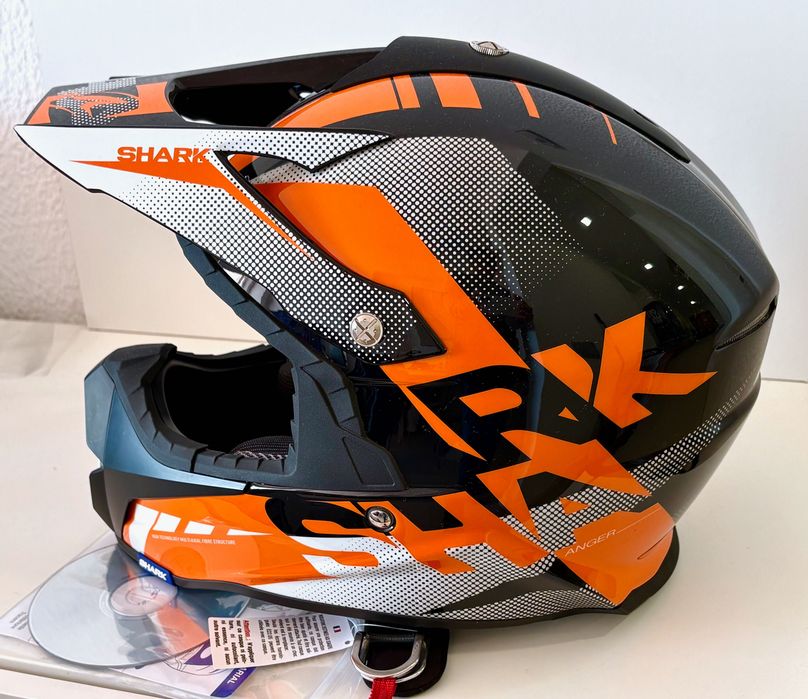 Capacete NOVO Shark Varial Anger Orange (50% DESCONTO) Tamanho M