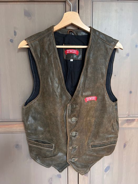 Obniżka Kamizelka skórzana nieużywana Żywiec