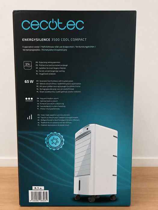 Climatizador Cecotec EnergySilence 3500 Cool Compact Como Novo