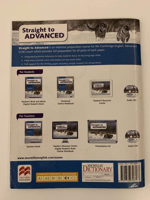 Conjunto livros Straight to Advance C1