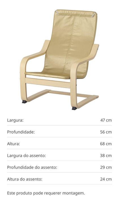 Poltrona criança