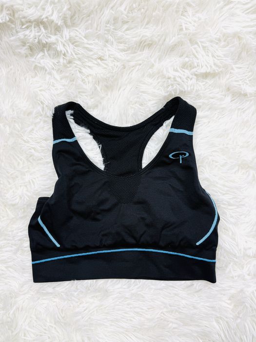 Biustonosz sportowy miękki S 36 czarny