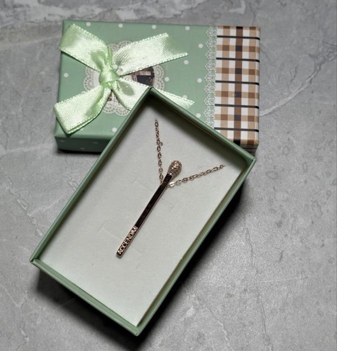 Кулон сірник ACCENDIMI, Білий, жіночий, + подарунок