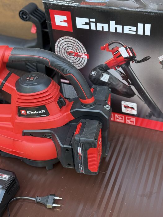Odkurzacz dmuchawa aku 2x4ah einhell