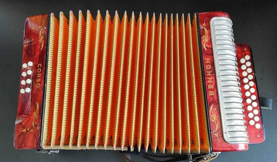 Concertina Hohner Corso 3° voz Sol Dó