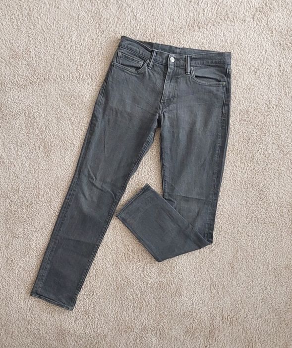 Jeansy Levi's 511 W32 L34 Grey Szare Elastyczne jeansy Basic