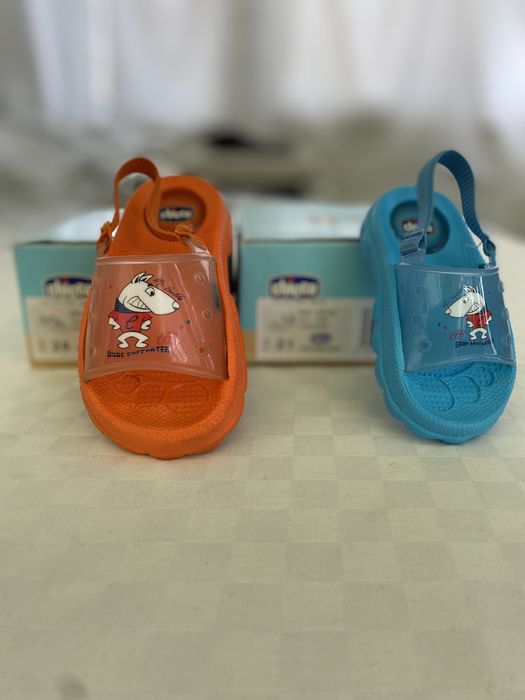 Chicco Cão Novos Chinelos 22 e 25 verão Piscina Natação