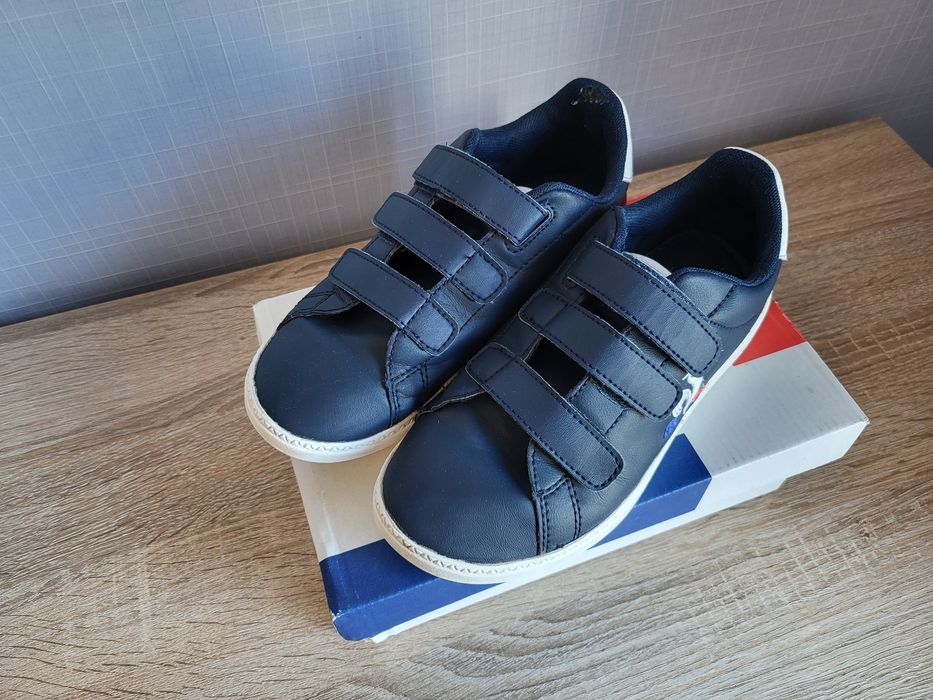 Продам шкіряні кеди (кросівки) для хлопчика Le Coq Sportif розмір 35