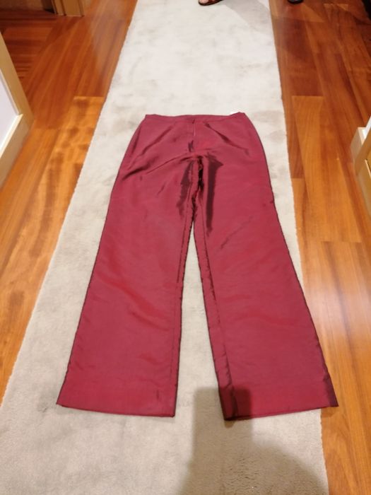 Silk-style Formal Trousers