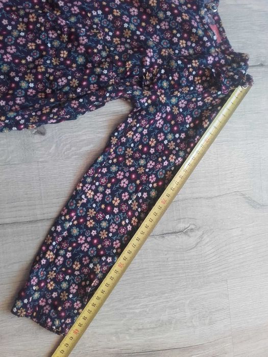 bluzka z dł. rękawem BOHO w kwiatki, falbanki Kiki & Koko (KIK) 122cm