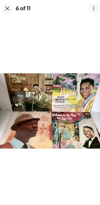Nat King Cole vinyl box set "THE CAPITOL YEA