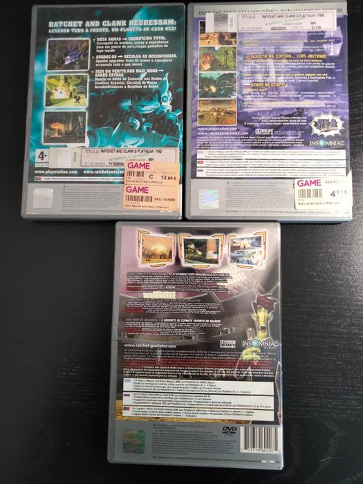 Jogos Ratchet & Clank da PS2