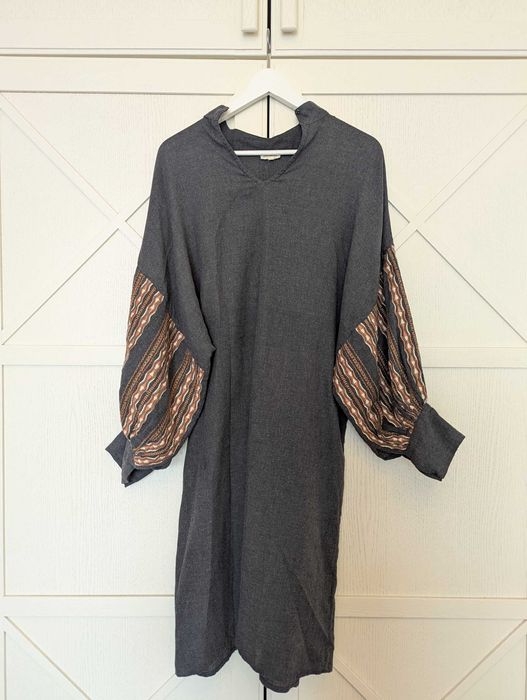 Сукня-вишиванка із вишитими-рукавами | натуральна тканина | boho стиль