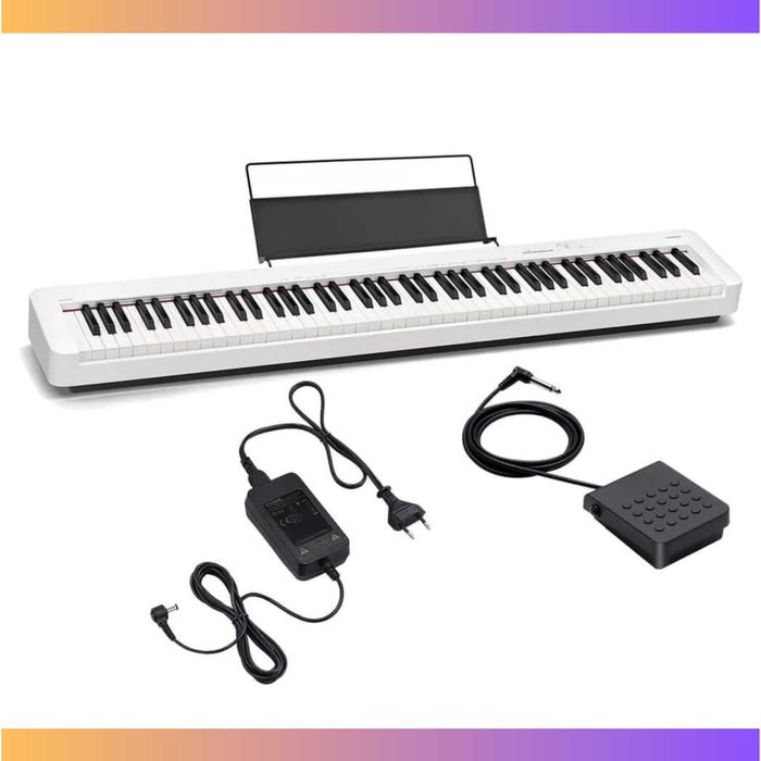 Pianino cyfrowe CASIO CDP-S110 WE białe / ważona klawiatura / NOWE