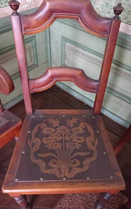 Canapé + 6 Cadeiras - Anos 20 - Vintage