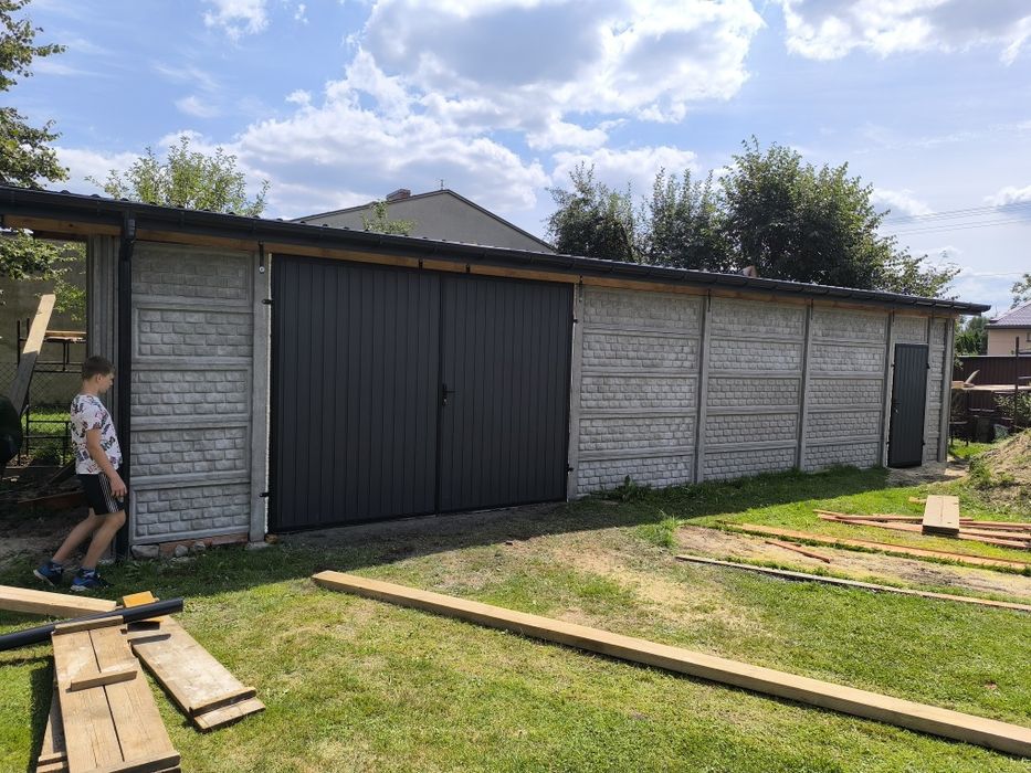 Montaż ogrodzeń betonowych i panelowych, wiat, garaży.