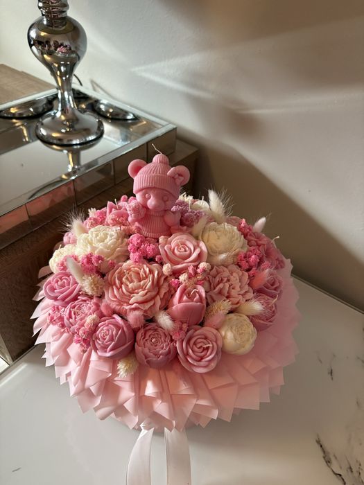 Flower box świece sojowe