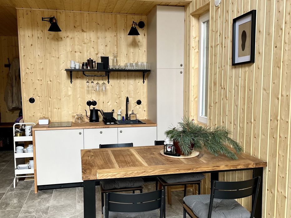 Domek wśród boru z balią jacuzzi noclegi k. Bałtów Sandomierz