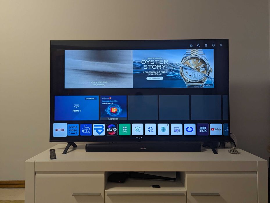 Televisão LG 65" Nanocell em estado excelente