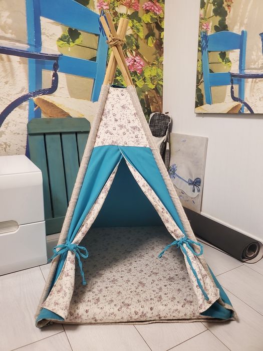 Лежак-вігвам для собаки, кішки.(Будиночок, намет)