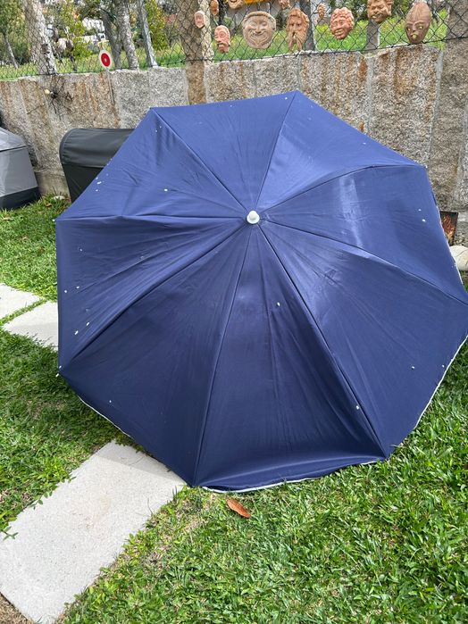 Guarda-sol de praia com abre buracos Espreguiçadeira de praia dobrável