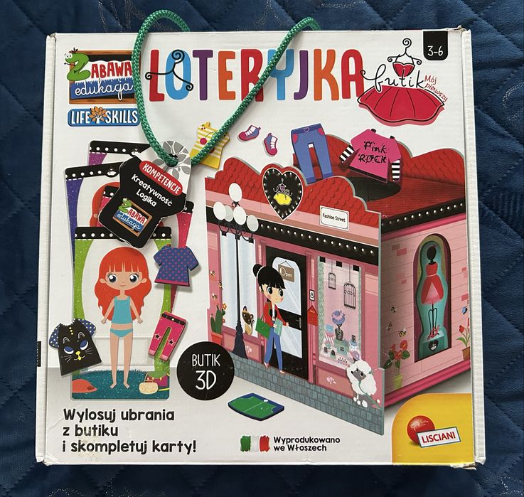 Gra edukacyjna Loteryjka - Mój pierwszy butik,Lisciani