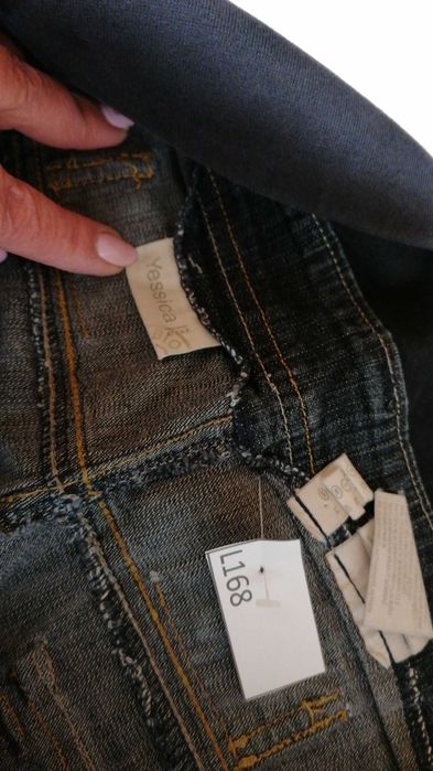 L/168 Spodnie ciążowe jeans Yessica  roz. 40