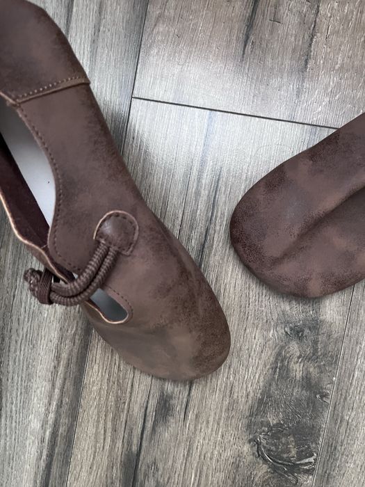 Mary Jane szerokie okrągłe noski mokasyny r.41 wkl.26,5cm barefoot