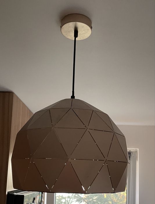 Italux Lampa wisząca HARLEY śr. 36 cm złota 1x40W E27